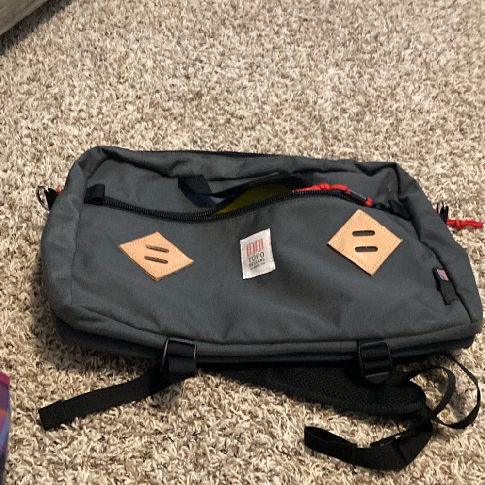 Topo Designs Gray Sling Bag